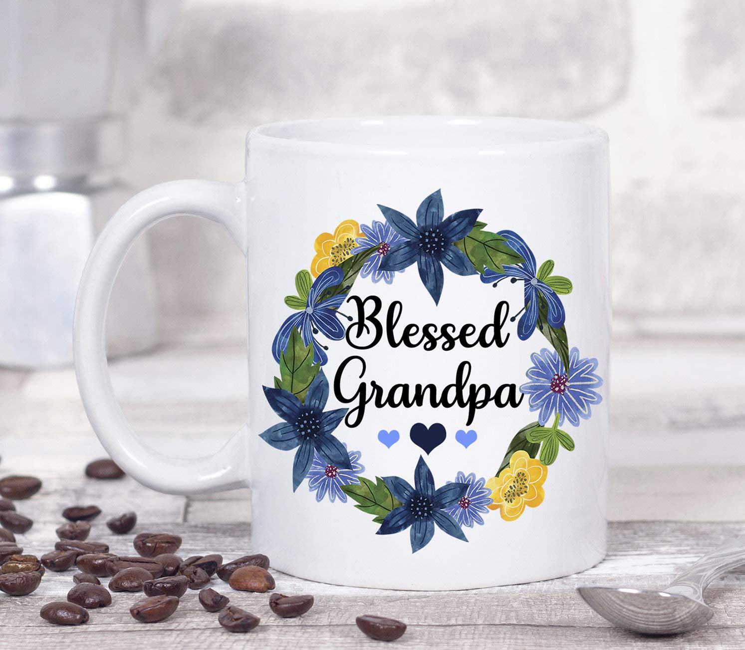 Personalized Grandpa Coffee Mug - Best Gift for New Grandfathers & Grandpa to Be - Ceramic Cup for Coffee, Tea & Hot Drinks - Perfect for Father's Day, Birthday & Retirement Gifts