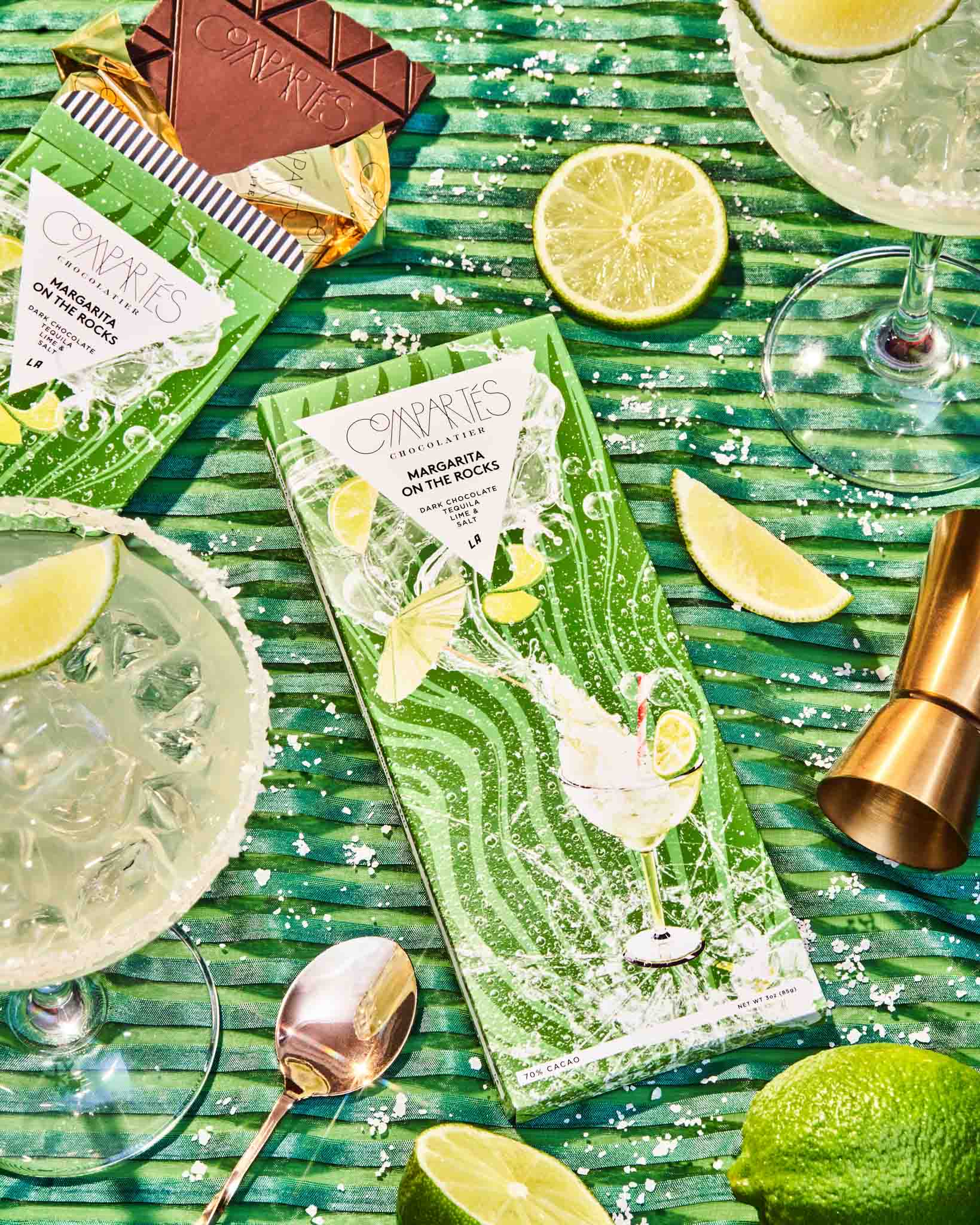 Premium Margarita Tequila Infused Chocolate Bar - Handcrafted Gourmet Dark Chocolate with Natural Flavors - Perfect for Parties, Gifts & Dessert Pairings