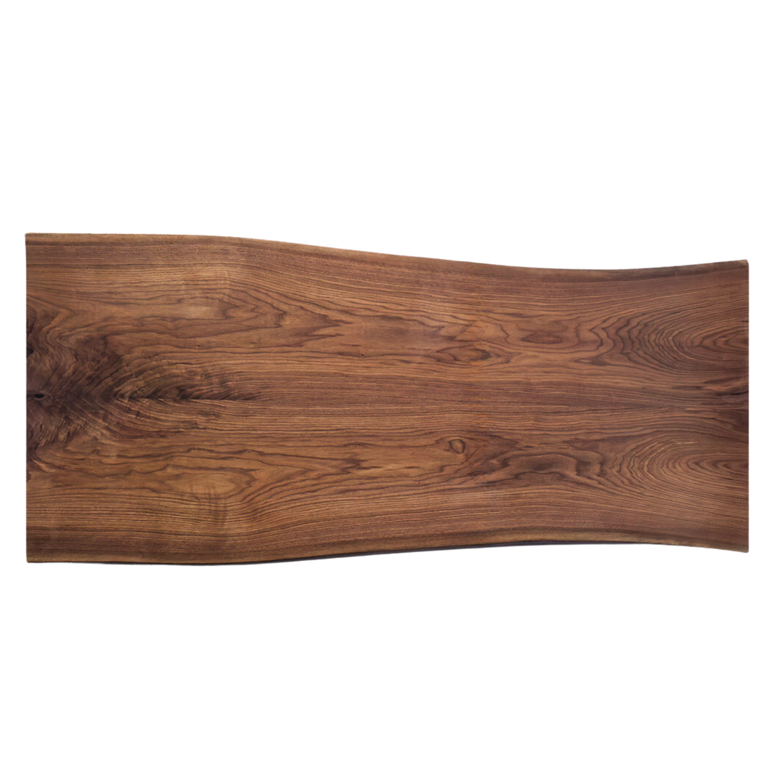 Premium Black Walnut Solid Wood Natural Edge Dining Table – Handcrafted Large Board for Rustic & Modern Home Decor – Perfect for Family Gatherings & Dinner Parties
