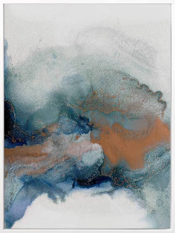 Dust and Sky II Canvas Art Print - Modern Abstract Wall Decor for Living Room, Bedroom & Office - Perfect for Home & Office Decor