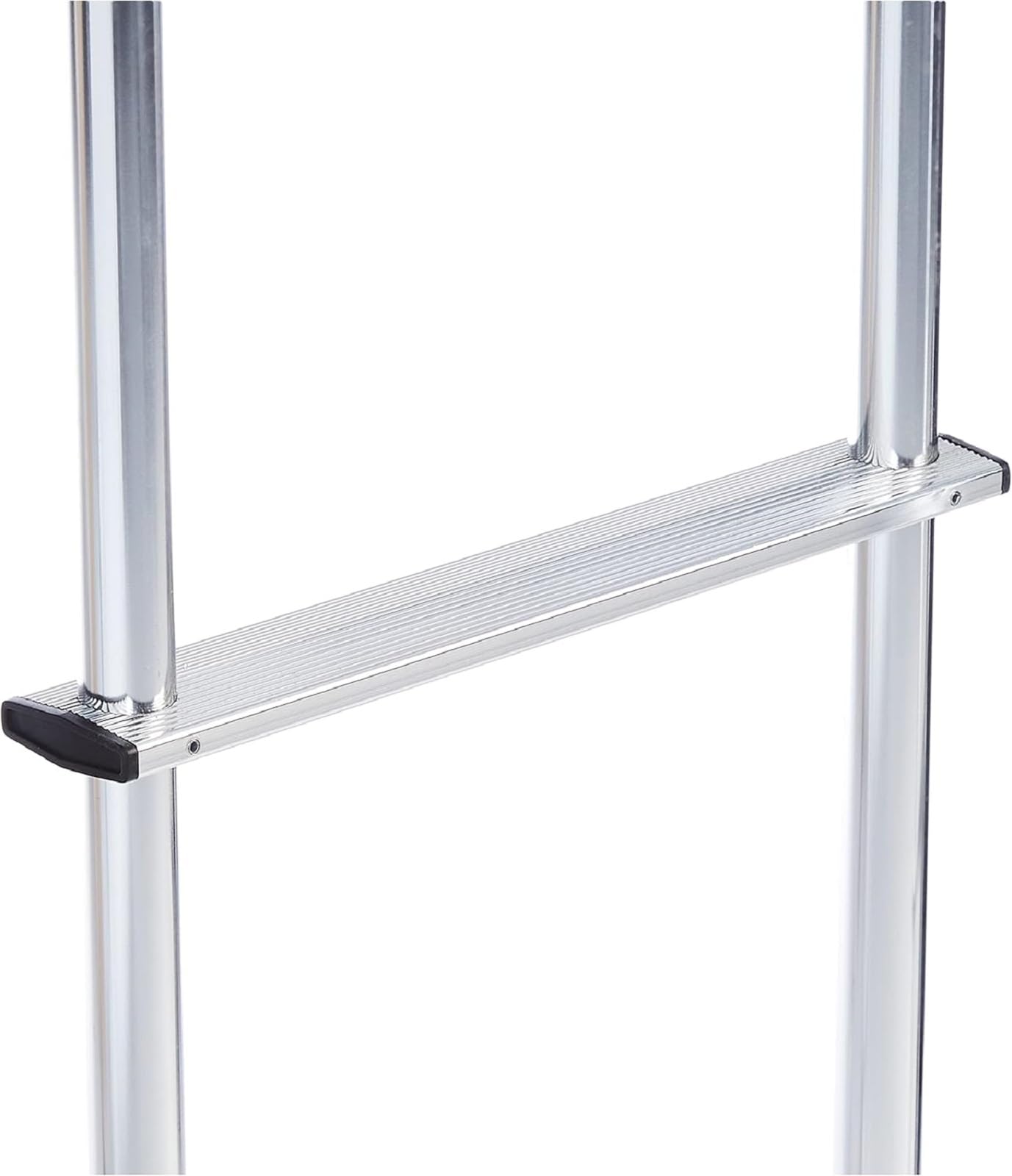 Universal 501L RV Motorhome Hinged Aluminum Exterior Ladder - Fits All RV Models & Makes | Brite Dipped Polished Finish | Perfect for RV Roof Access & Maintenance