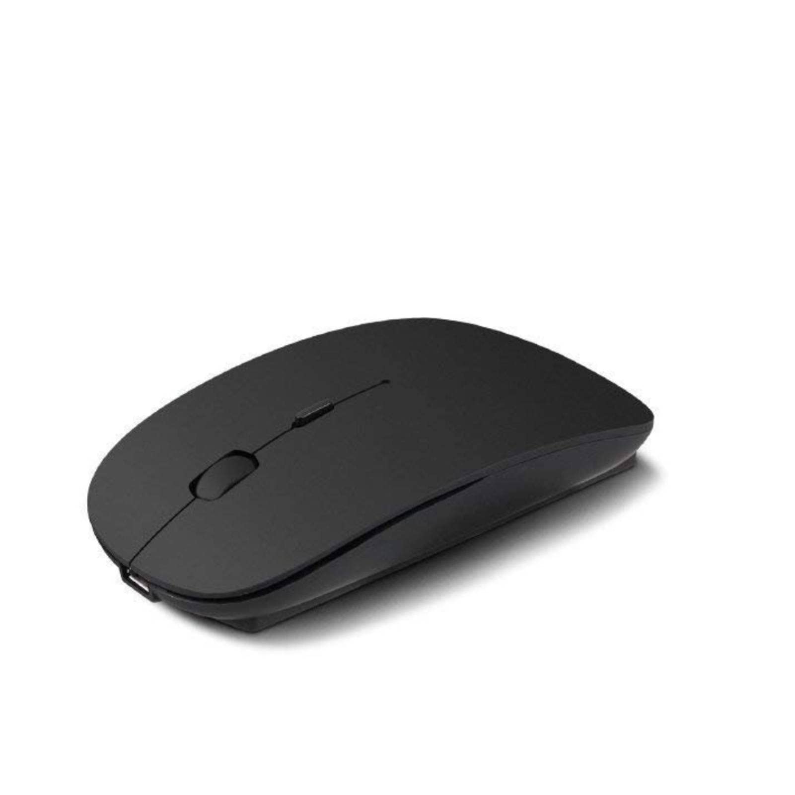 2.4G Wireless Silent Mouse with USB Receiver - Dual Mode Ergonomic Design for PC, Laptop, Notebook, Tablet - Ideal for Office, Home, and Travel Use (Black)