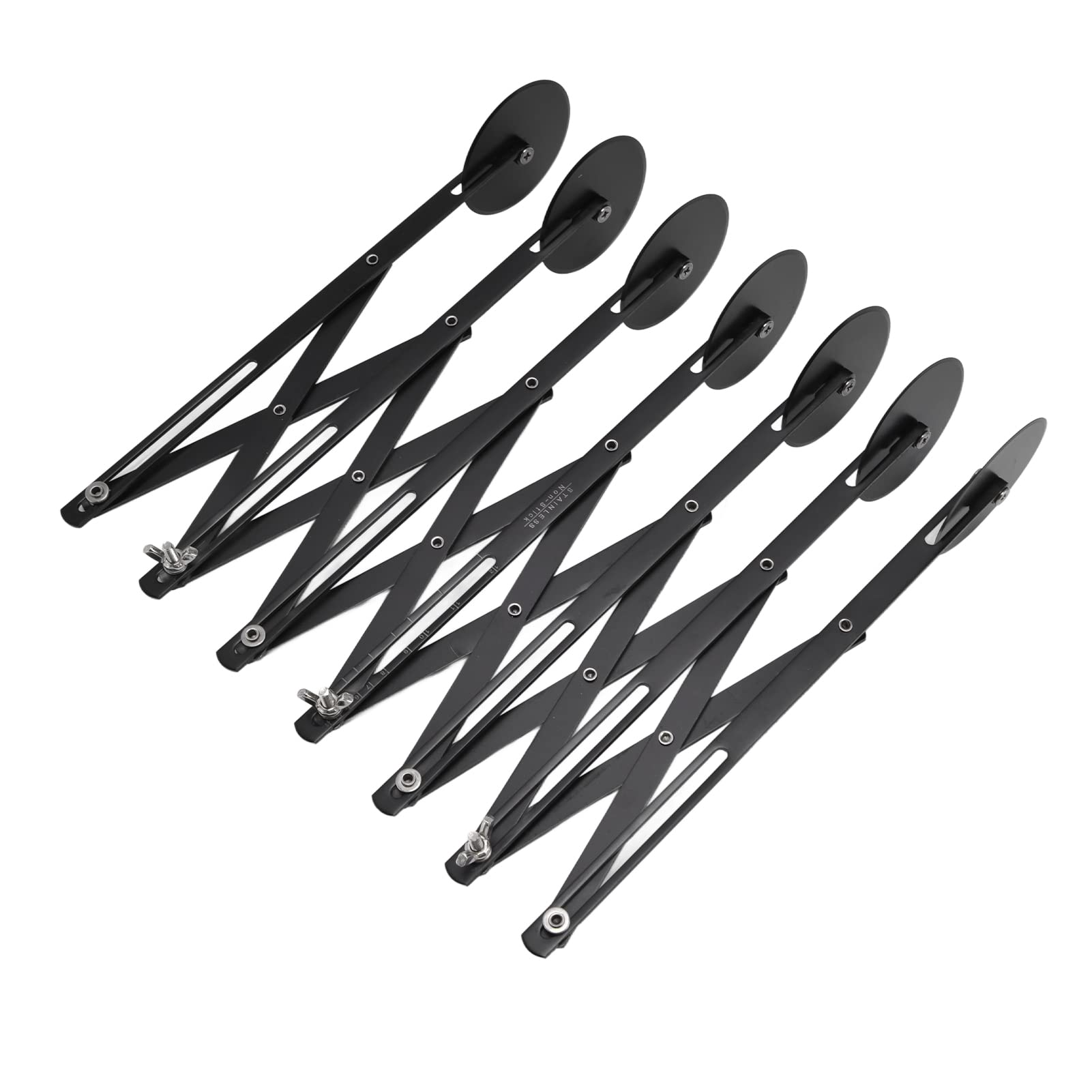 7-Round Dough Cutter Divider - Professional Pizza Dough Wheel Cutter for Even Pasta & Pastry Portions | Perfect for Home Baking, Restaurant Prep & Pizza Making