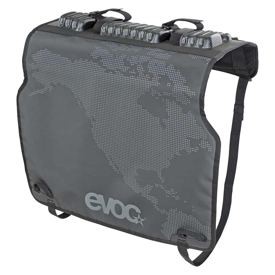 EVOC Tailgate Pad DUO - Premium Truck Bed Bike Rack for 2 Bikes | Durable & Secure Bike Transport for Pickup Trucks | Perfect for Mountain Biking, Road Cycling & Outdoor Adventures