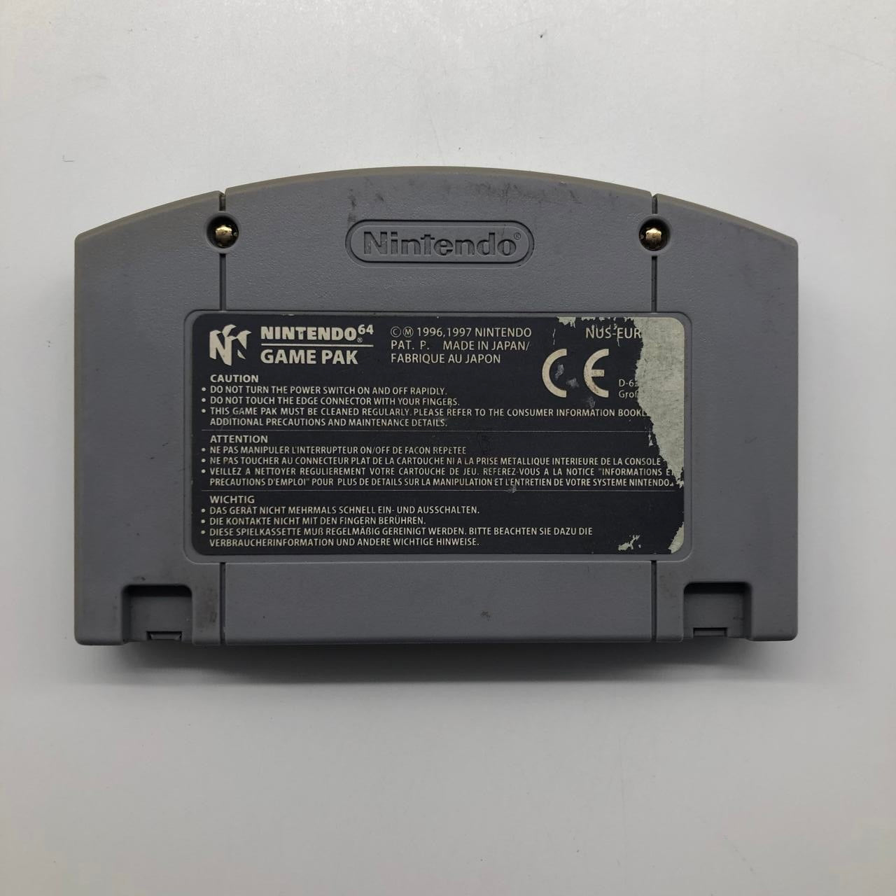 Command & Conquer N64 Game Cartridge - Classic Real-Time Strategy Video Game for Nintendo 64 (PAL Version) - Perfect for Retro Gaming Enthusiasts and Collectors