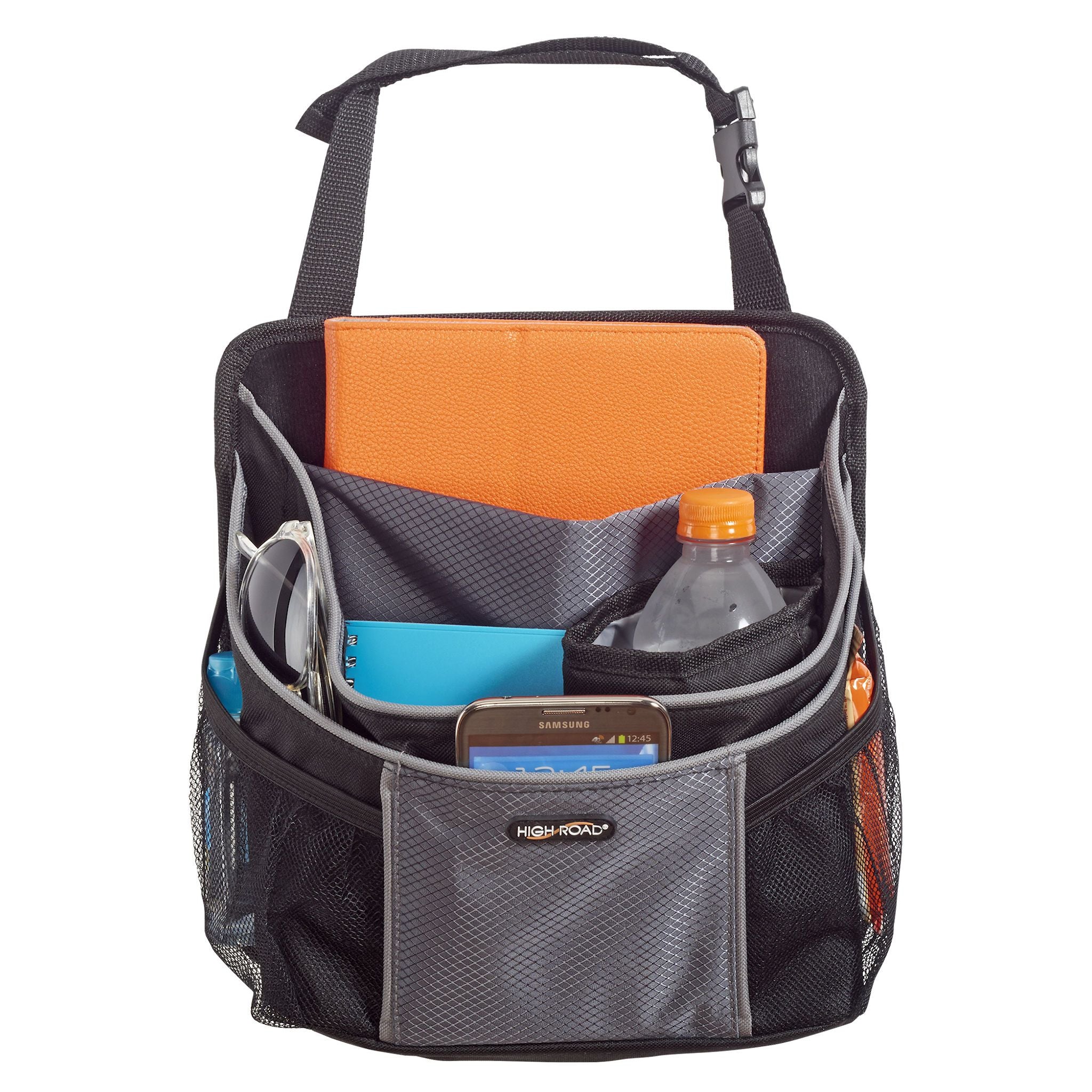 DriverStash™ Car Front Seat Organizer - Premium Storage Solution for Phones, Keys & Essentials | Perfect for Road Trips & Daily Commutes
