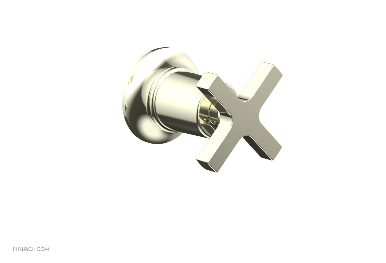 HEX MODERN Volume Control & Diverter Trim with Cross Handle 501-35 - Perfect for Bathroom & Shower Faucet Upgrades