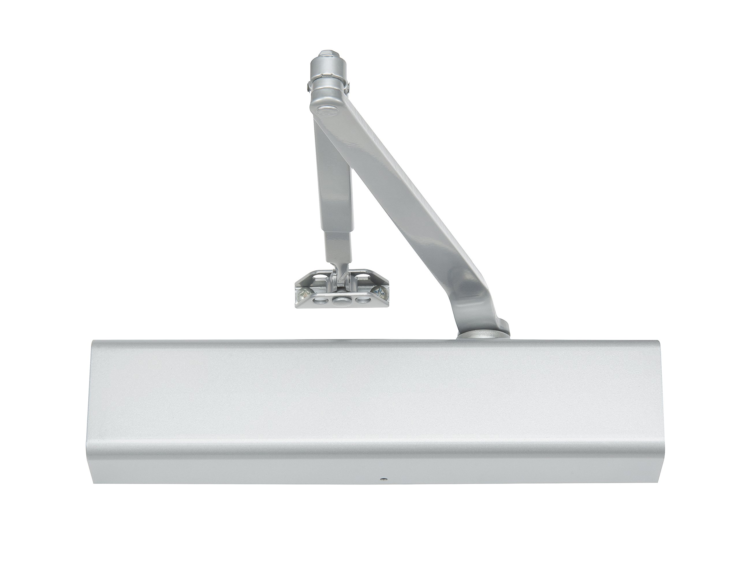 8501696 Satin Brass/Gold Adjustable 1-6 Door Closer with Sex Nuts - Perfect for Residential & Commercial Doors
