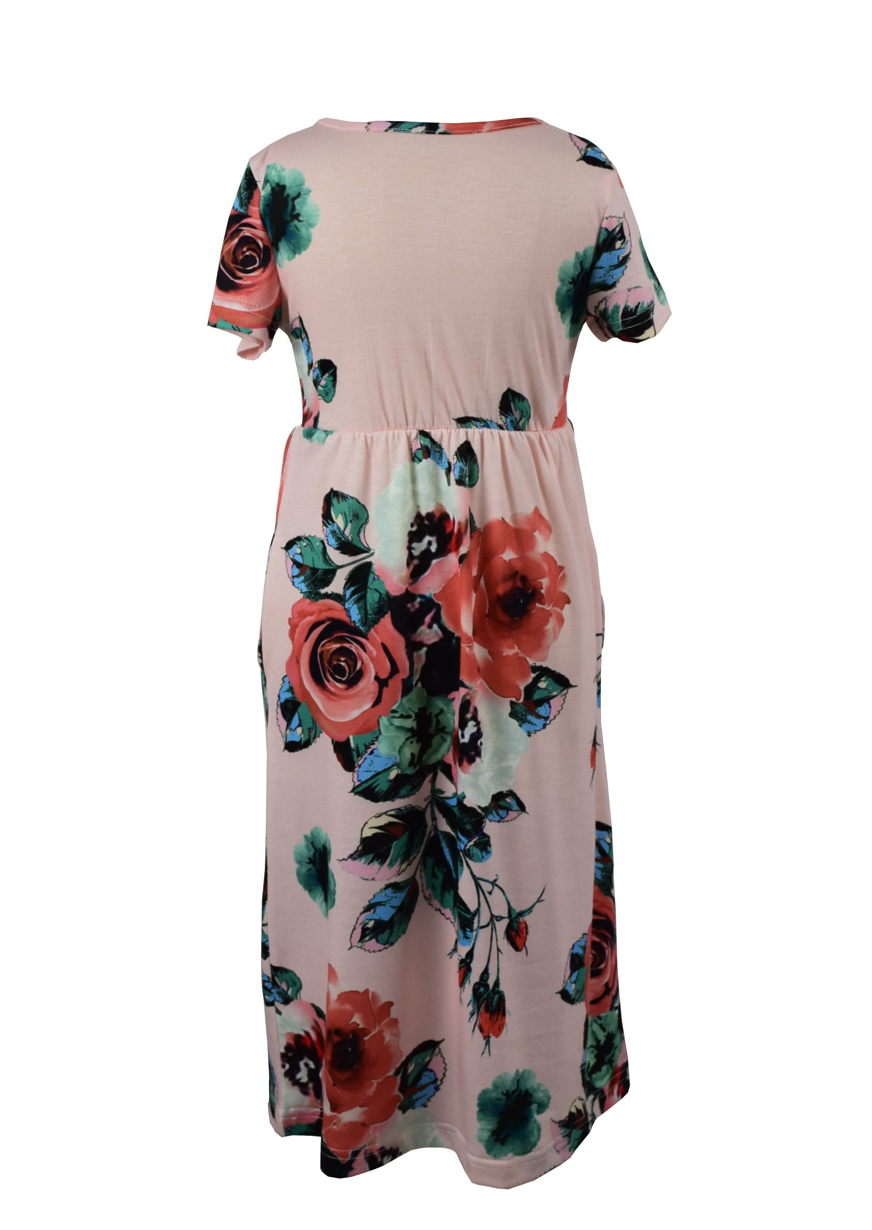Mommy and Me Maxi Dresses - Bohemian Floral Printed Matching Outfits for Mother and Daughter | Perfect for Family Photos, Vacations & Special Occasions