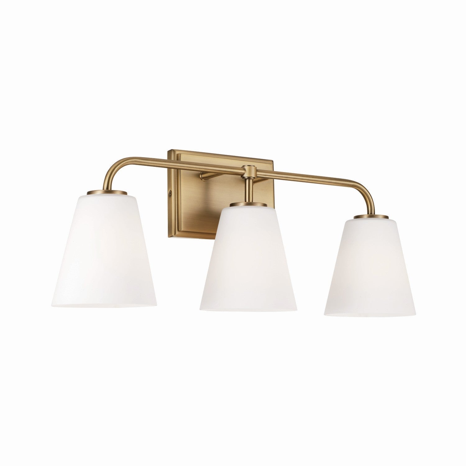 Capital Lighting Three Light Vanity - Modern Bathroom Vanity Lights with Adjustable Arms, Brushed Nickel Finish - Perfect for Bathroom, Powder Room & Dressing Area Makeup Lighting