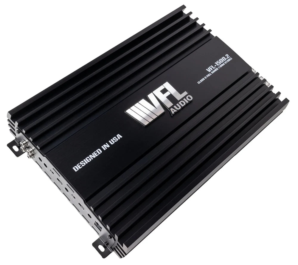 VFL 1500.2D 2-Channel Car Amplifier - 1500W High Power Audio Amp for Car Stereo System | Perfect for Car Audio Upgrades, Bass Boost & Clear Sound Enhancement