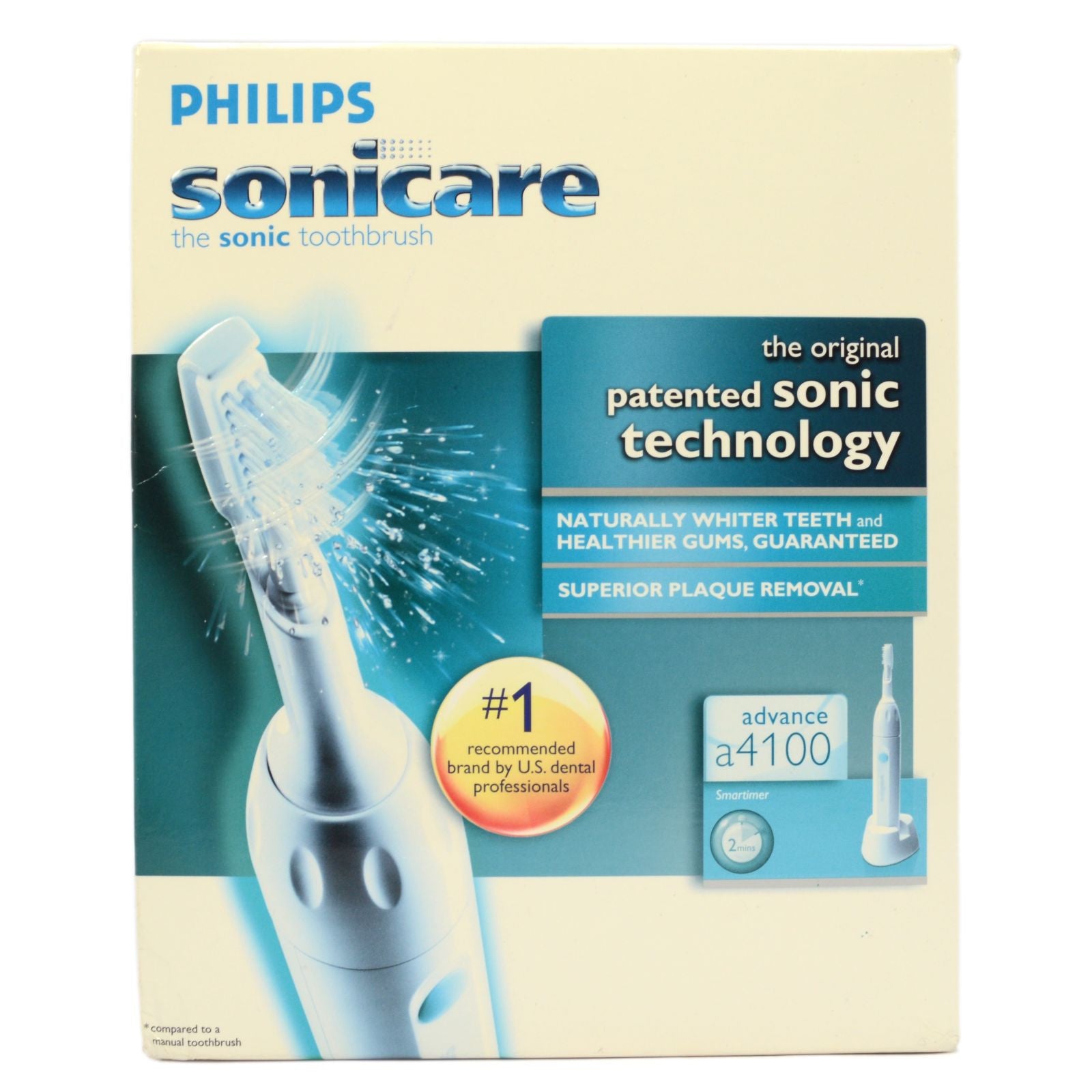 New in Box Philips Sonicare HX4101 Advance A4100 Sonic Electric Toothbrush - Perfect for Travel & Daily Oral Care