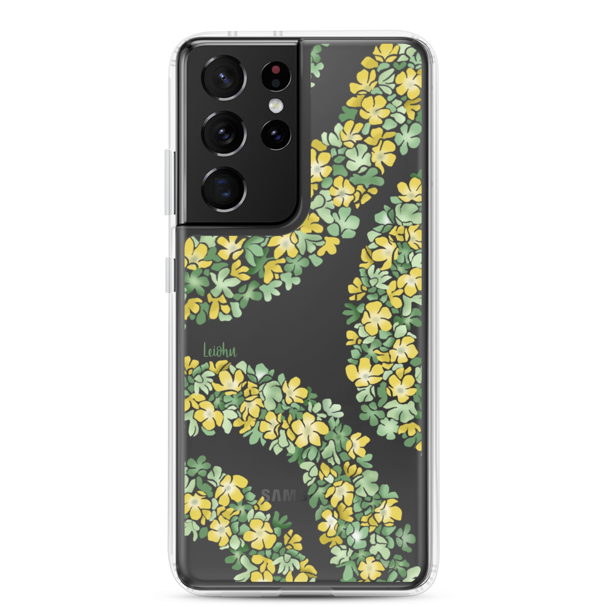 Double Pakalana Clear Case for Samsung Galaxy - Slim Protective Phone Cover for Everyday Use & Travel