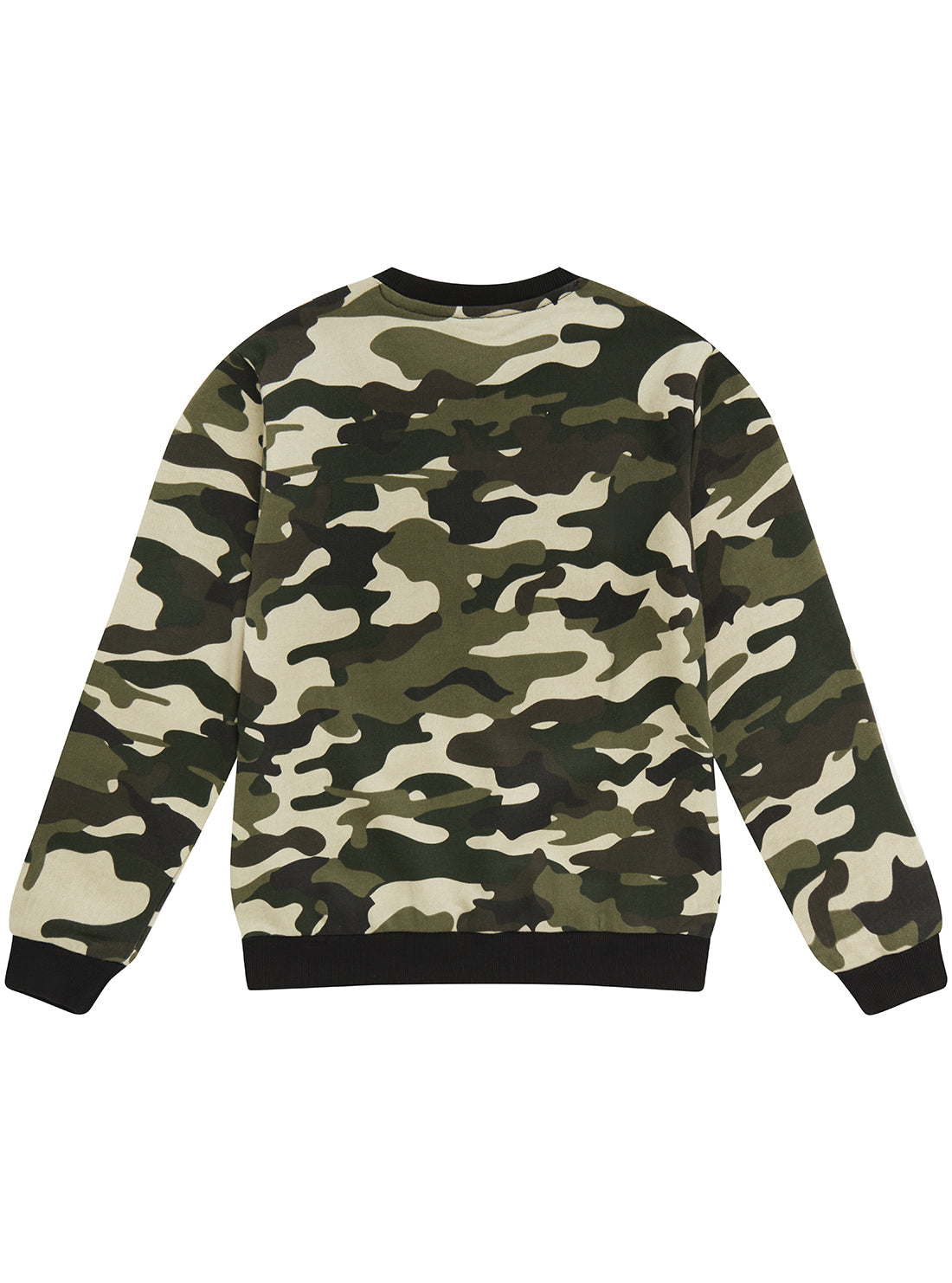 Green Camo Long Sleeve Jumper for Boys (Size 7-16) - Warm Fleece Pullover for Outdoor Adventures, Hunting, and Winter Camping