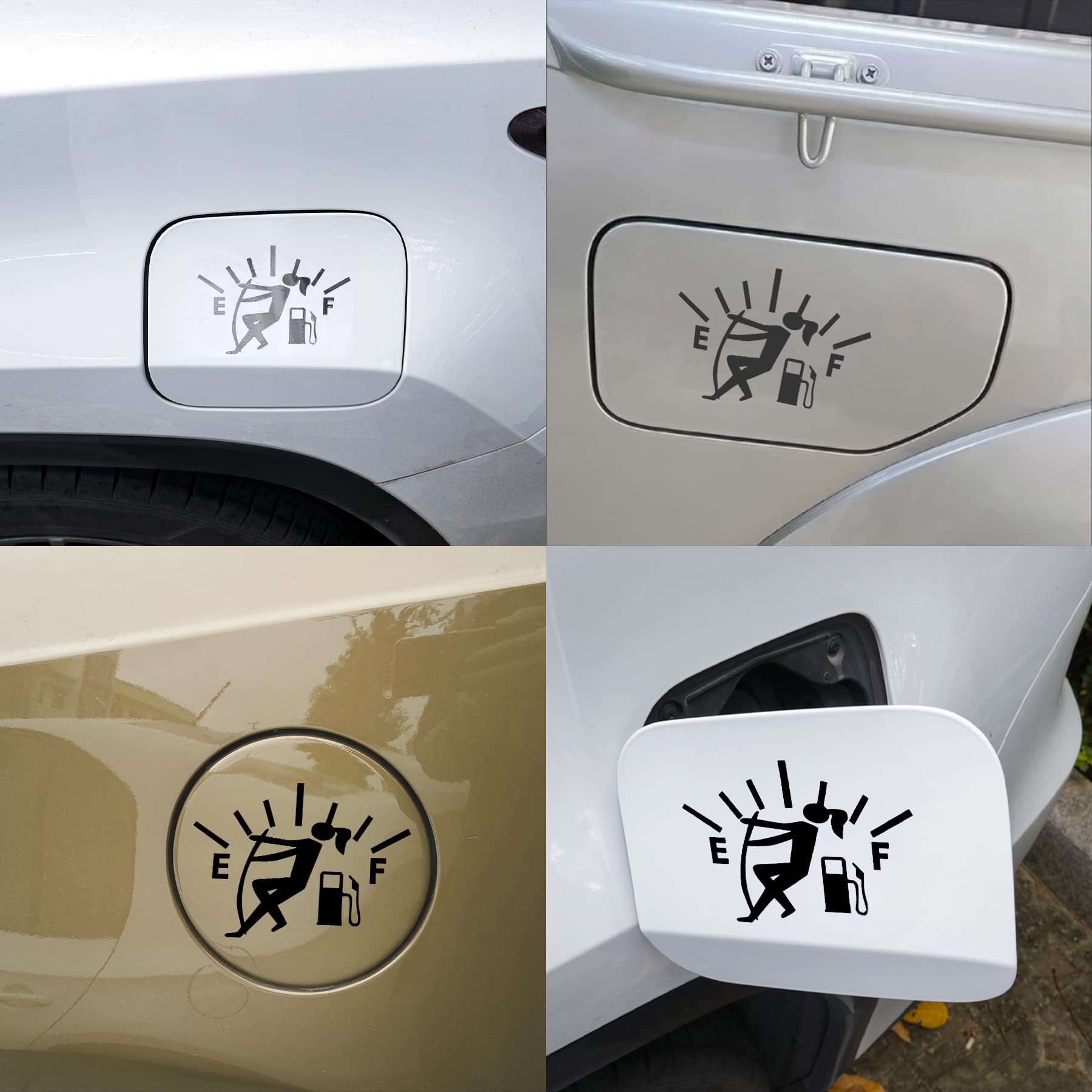 Funny Car Sticker for Women - High Fuel Consumption Decal, Universal Fuel Gauge Sticker for Cars, Trucks & Motorcycles (Black) - Perfect for Prank Gifts, Car Enthusiasts & Adding Humor to Your Vehicle