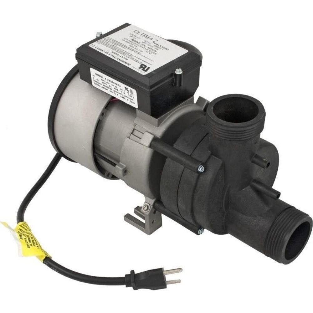 1.0HP 115V 60Hz Single Speed Water Pump with Air Switch & Power Cord - Ideal for Home, Garden, and Pool Water Circulation