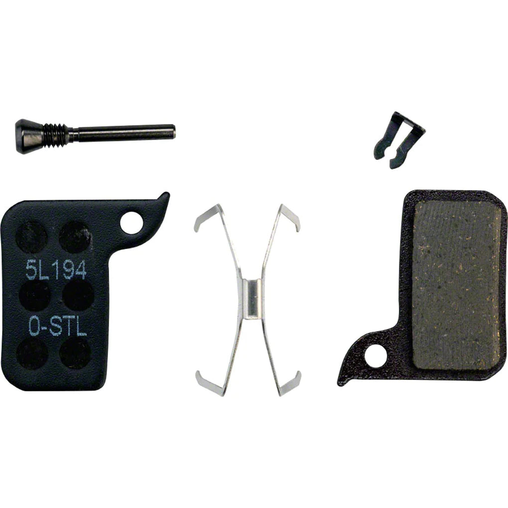 SRAM Organic Disc Brake Pads - Steel Backed Quiet Monoblock for Hydraulic Road Bikes (Compatible with SRAM Level A1 2017-2019) | Smooth Stopping Power for Mountain & Road Cycling