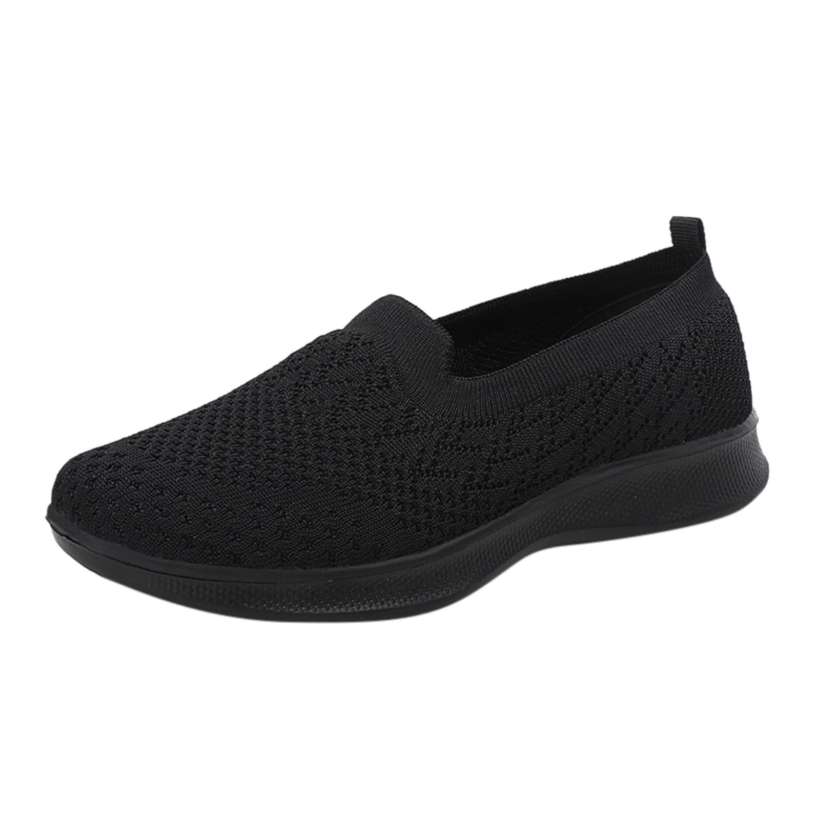 Women's Breathable Mesh Slip-On Walking Shoes - Lightweight Running & Tennis Sneakers for Casual Wear - Perfect for Walking, Jogging, Gym & Everyday Comfort
