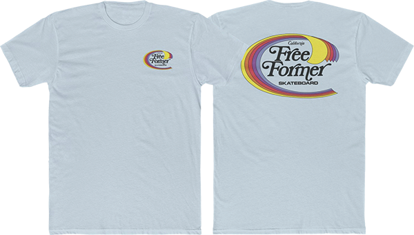 45 RPM Free Former T-Shirt - Light Blue | Comfortable Vintage Style Cotton Tee for Casual Wear & Street Fashion