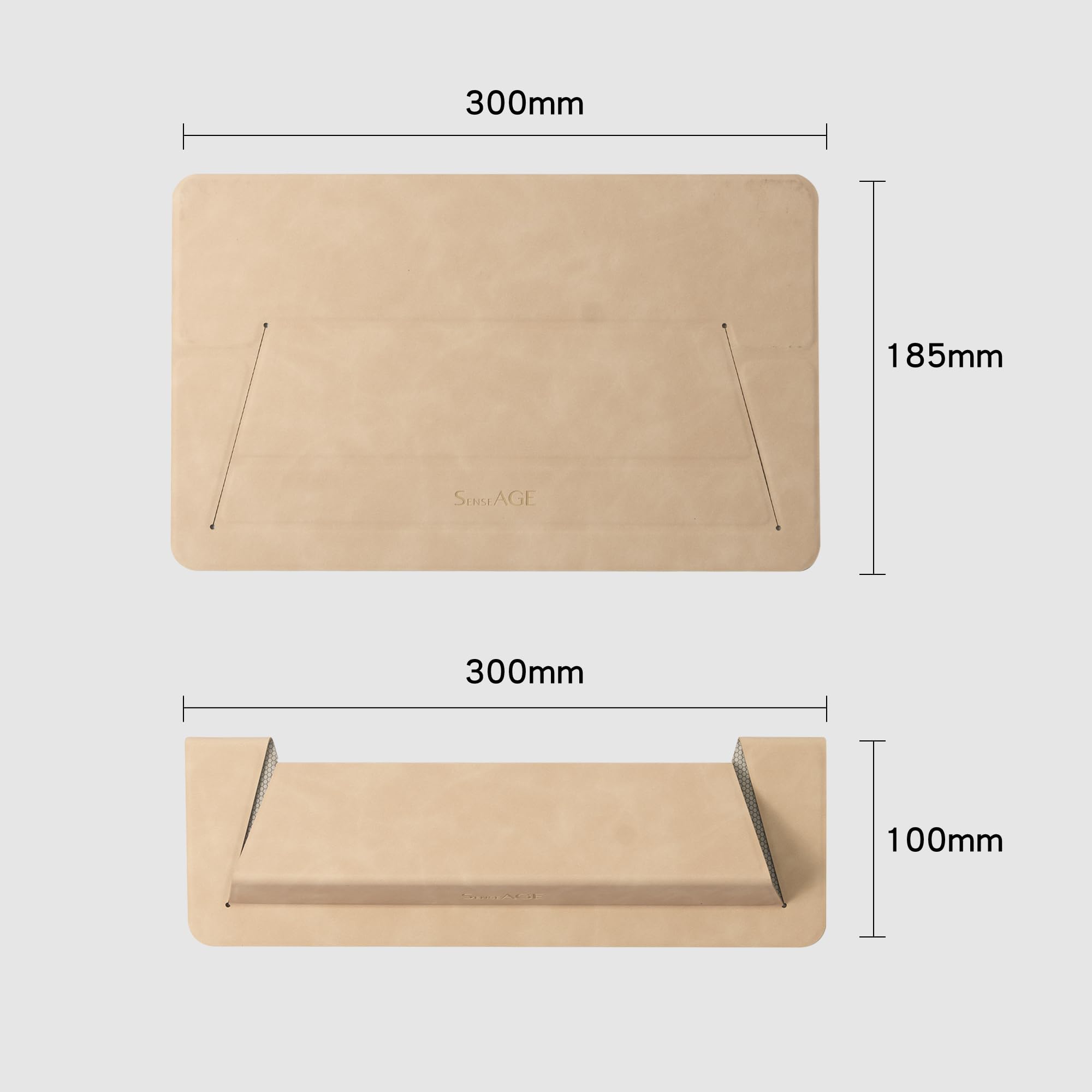 SenseAGE Foldable Laptop Stand - Lightweight & Portable Ergonomic Computer Holder for MacBook Air/Pro up to 15.4