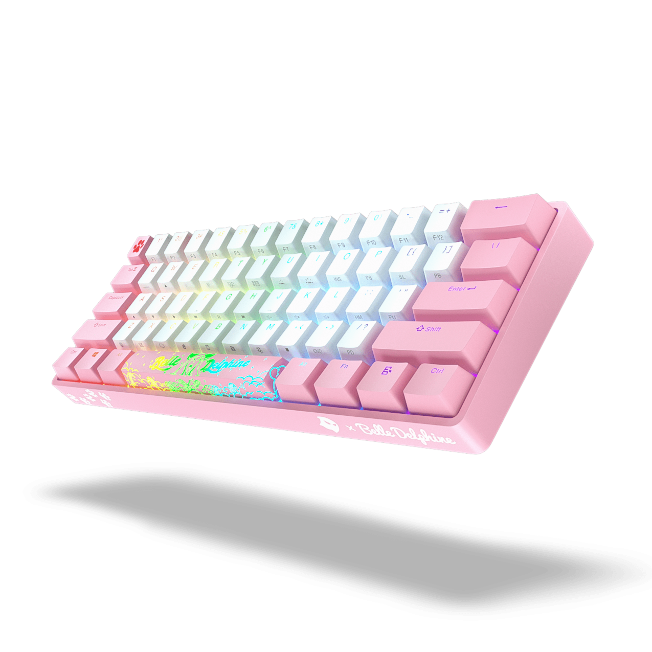 Belle Delphine X Ghost Starter Kitty Combo - Cute Anime Gaming Merch for Streamers & Collectors | Perfect for Cosplay, Gaming Setups & Kawaii Decor