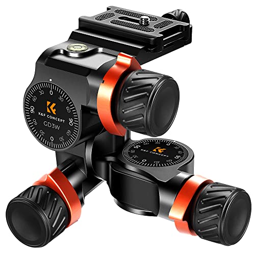 3-Way Geared Tripod Head