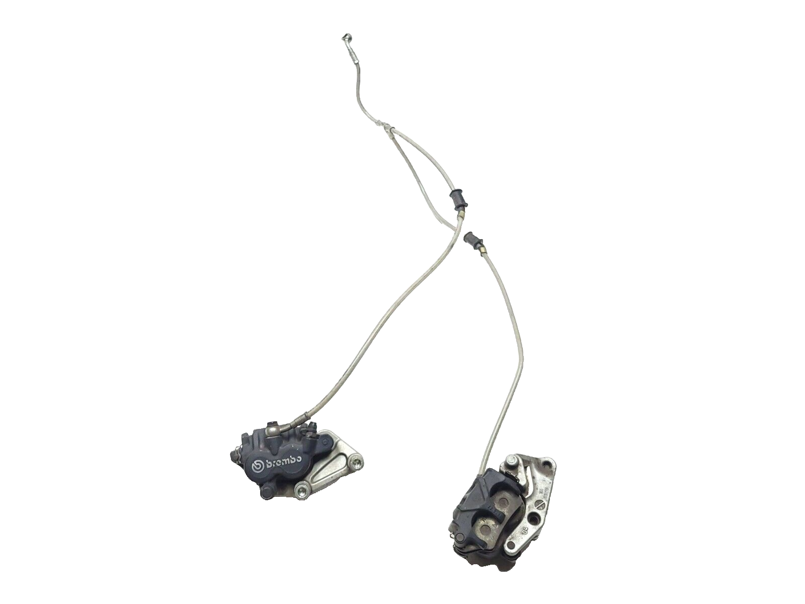 Original Ducati Monster M600 M620 Front Brake Caliper & Bracket Pair OEM Replacement - Perfect for Motorcycle Repair & Performance Upgrades