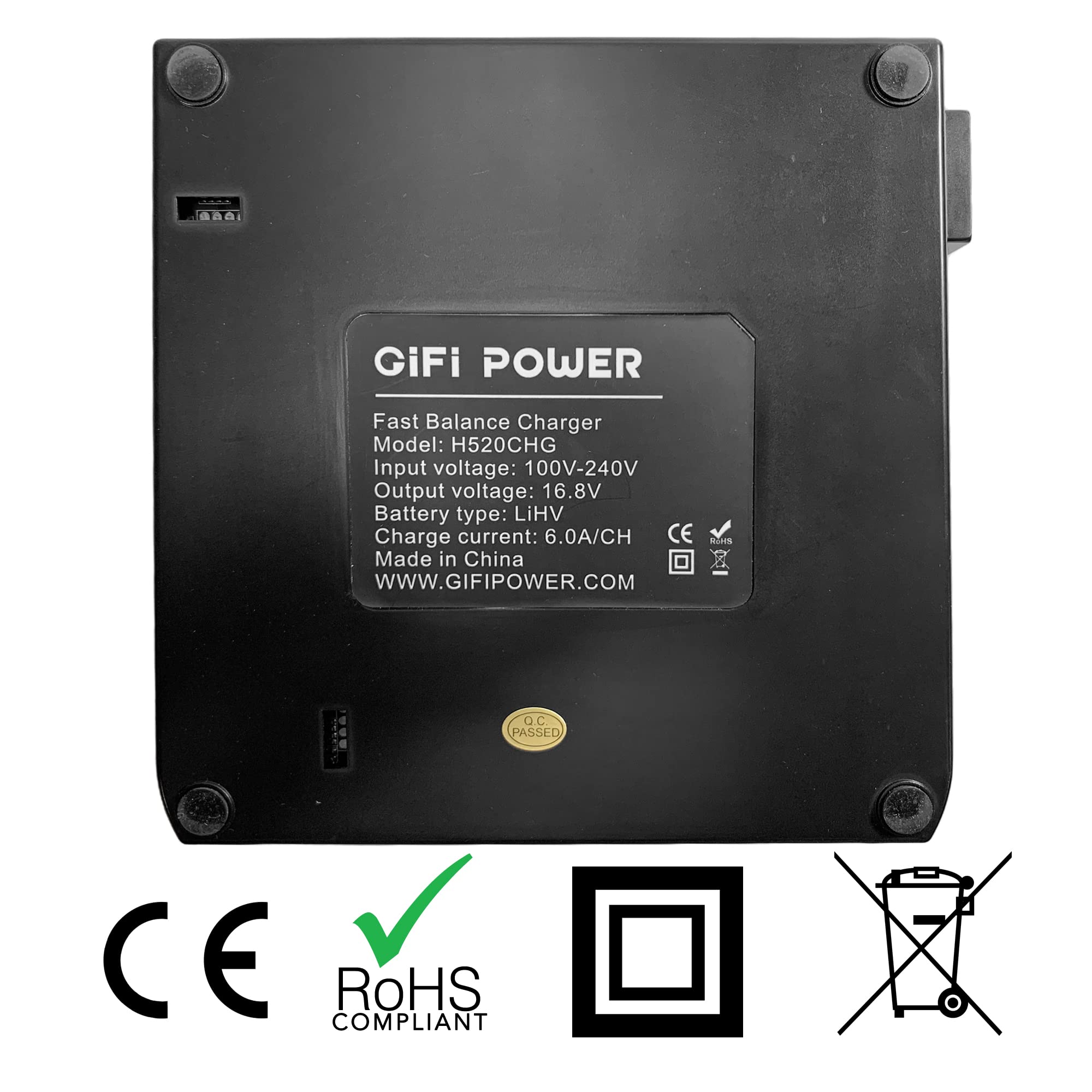 MaximalPower 2-in-1 Fast Battery Balance Charger for YUNEEC Typhoon H Plus & H520 Drone Batteries & Transmitter (Charger Only) - Perfect for Professional Aerial Photography and Extended Flight Sessions