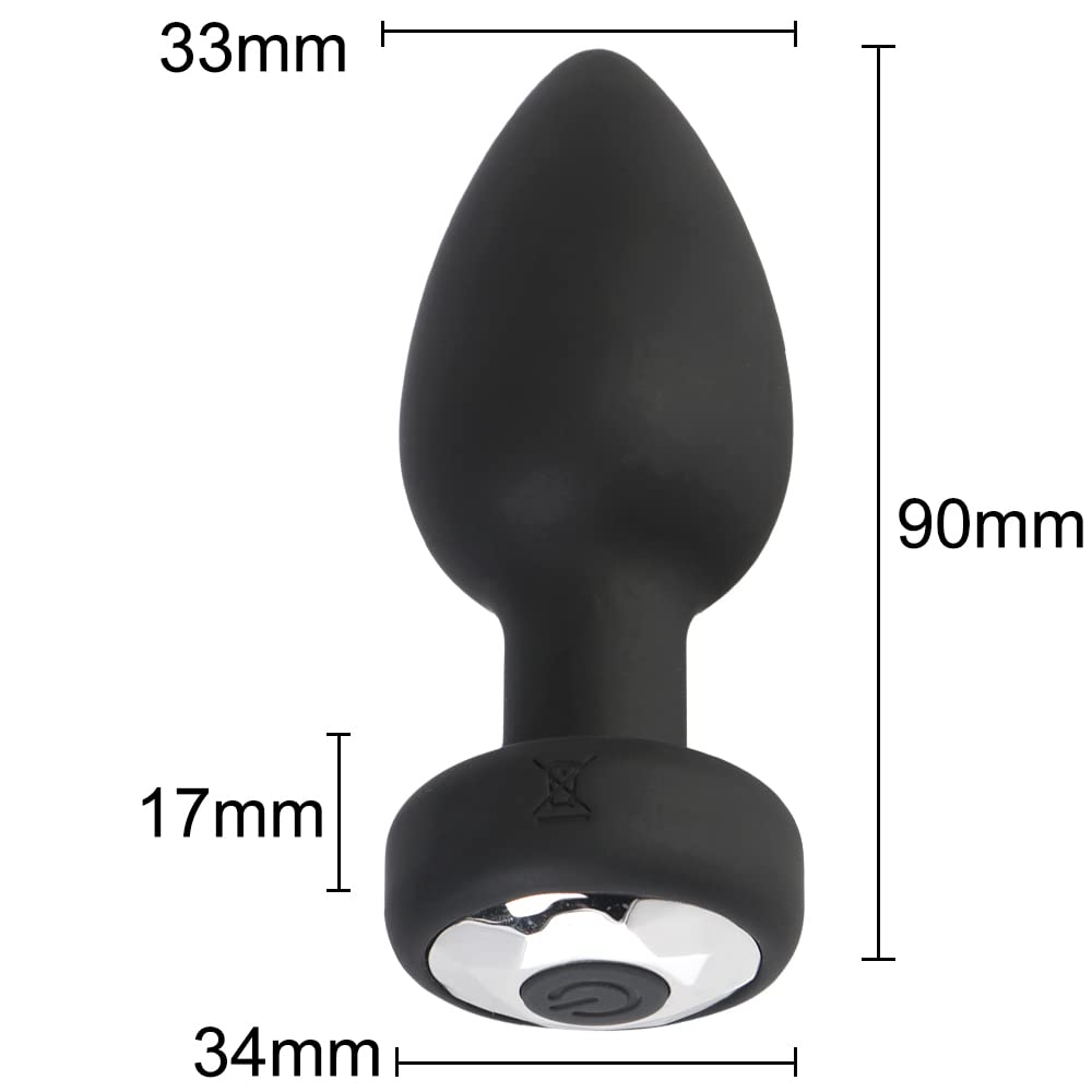 Fyuasto 10-Speed Vibrating Butt Plug for Men & Women - Remote Control Prostate Massager & Anal Stimulator | Perfect for Couples Play, Solo Pleasure & BDSM Exploration