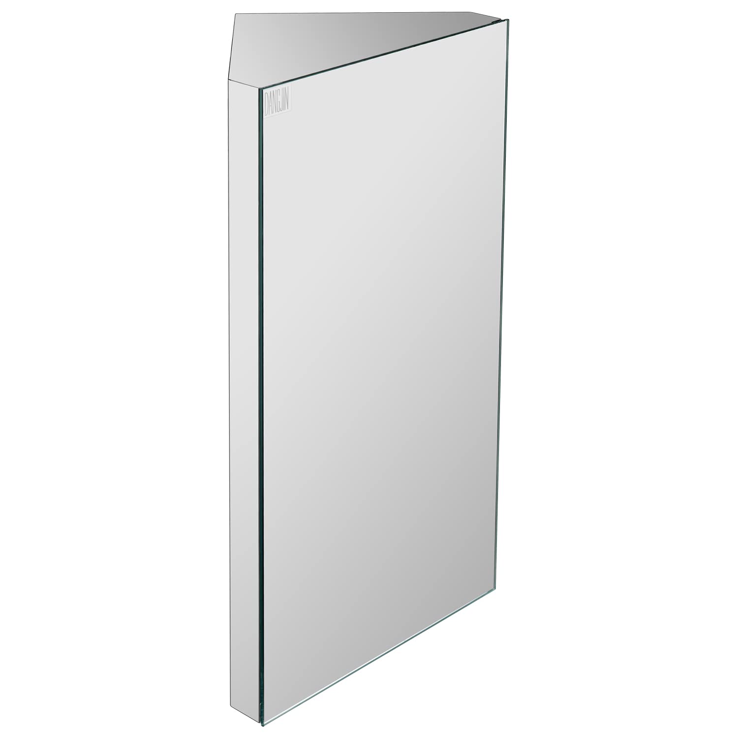 Wall Mount Corner Medicine Cabinet with Mirror - 24.2” x 12.8