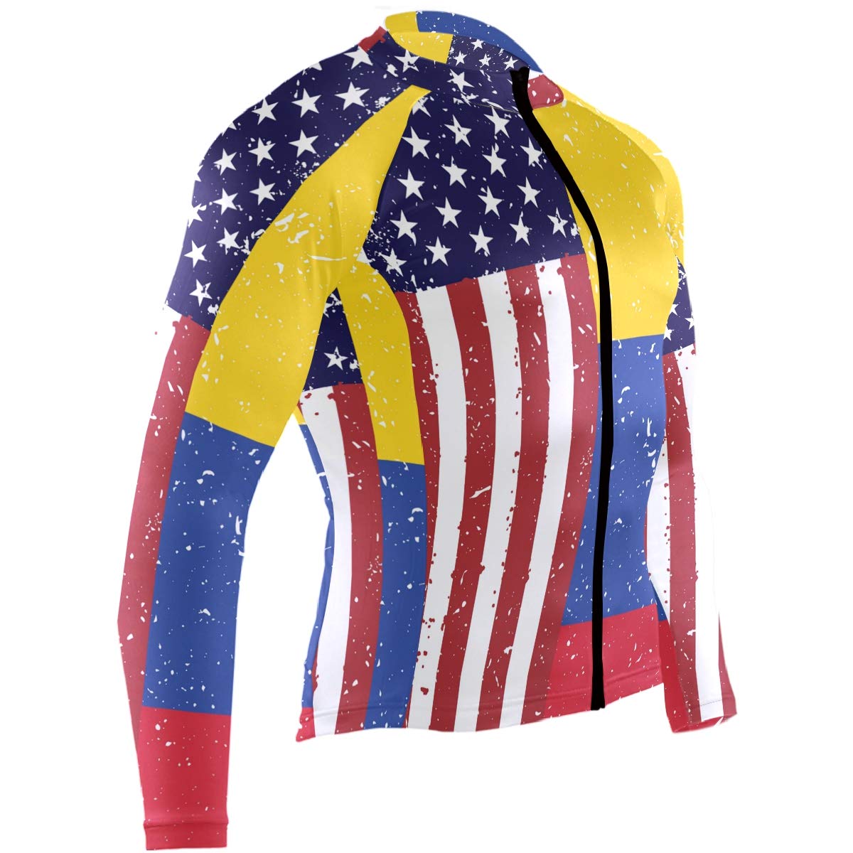 **Men's Long Sleeve Cycling Jersey - Breathable Bike Shirt for Road & Mountain Biking - Perfect for Training, Racing & Outdoor Sports**