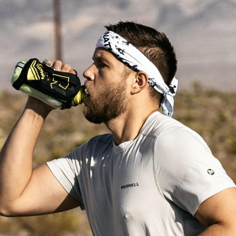 Nathan Bandana 0533 - Cooling UV Protection Neck Gaiter for Running, Hiking & Outdoor Activities