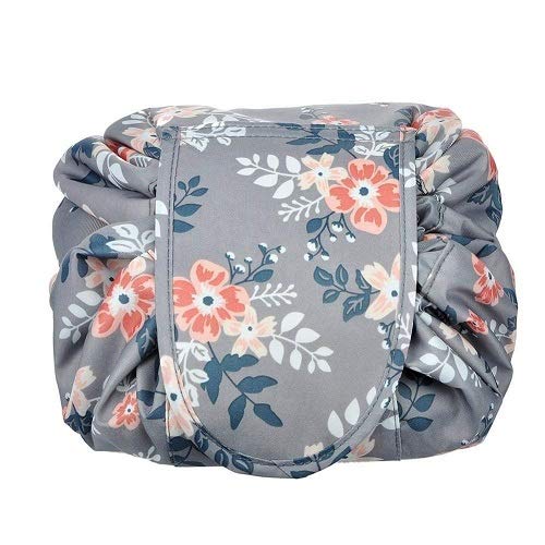 ONSUR Waterproof Polyester Makeup Pouch Bag - Stylish Drawstring Cosmetic Organizer for Travel, Storage & Daily Use | Vanity Bag, Toiletries Case & Makeup Kit Accessories for Women (Multicolor)