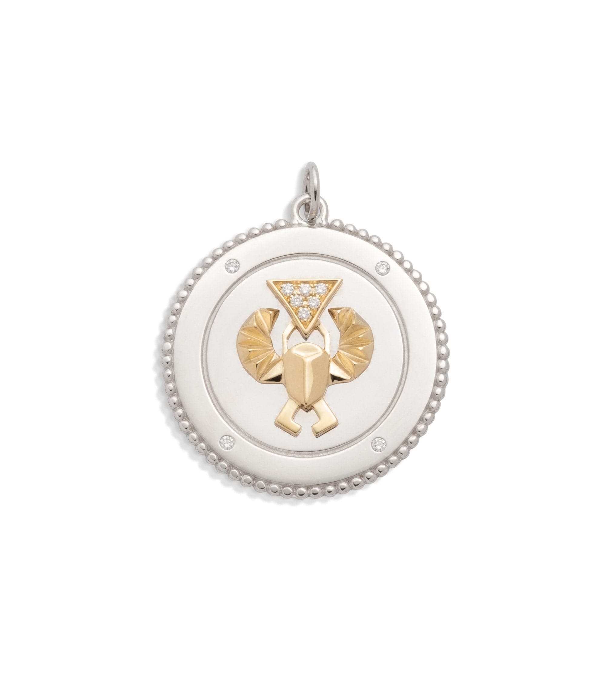 Stylish Large Medallion Necklace for Women - Elegant Protection Amulet Jewelry - Perfect for Everyday Wear, Gifts & Spiritual Healing