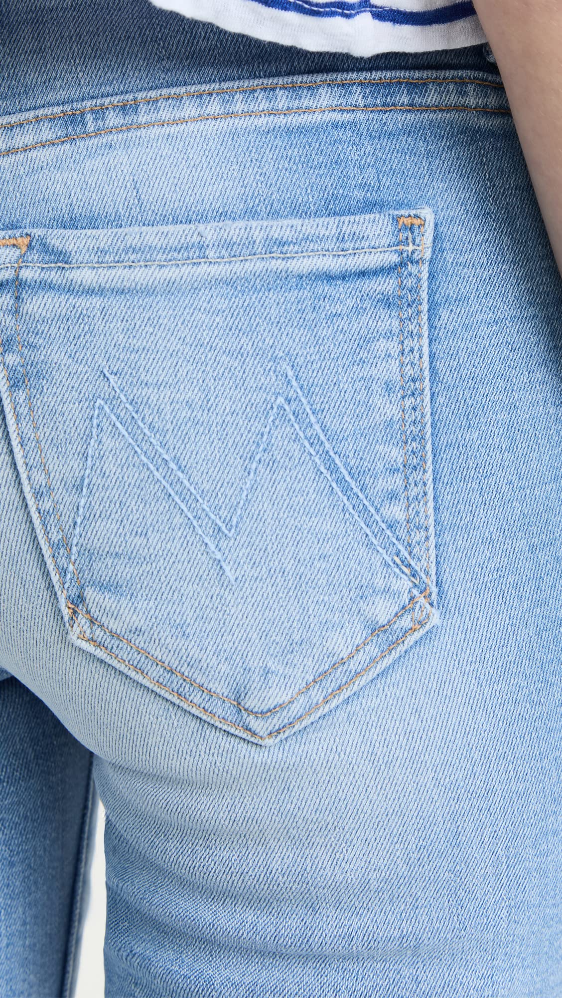 MOTHER Women's The Insider Crop Jeans - High Waist Skinny Stretch Denim for Casual Wear & Night Out | Perfect for Spring & Summer Outfits