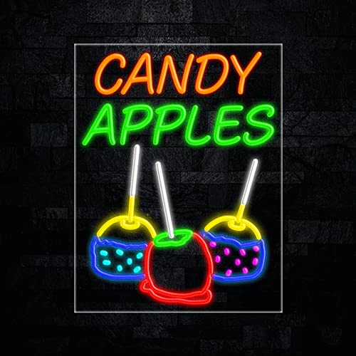 Vintage Candy Apples LED Neon Sign - 22