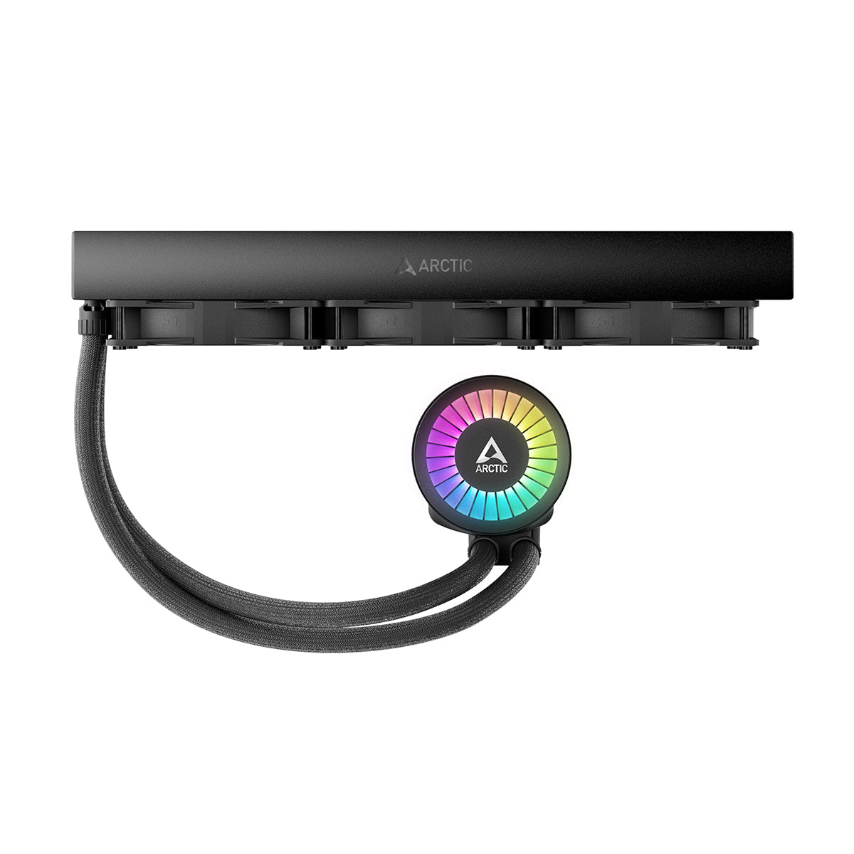 Arctic Liquid Freezer III 360 A-RGB AIO CPU Liquid Cooler - High Performance Black Water Cooling System for Gaming PC & Workstation | Perfect for Overclocking & Silent Operation
