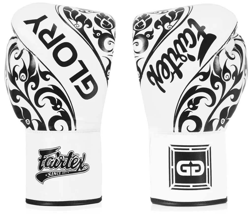 Fairtex BGLG2 Professional Kickboxing Gloves - Premium Laced Training Gloves for Muay Thai, Boxing & MMA - Ideal for Sparring, Heavy Bag Work & Competition