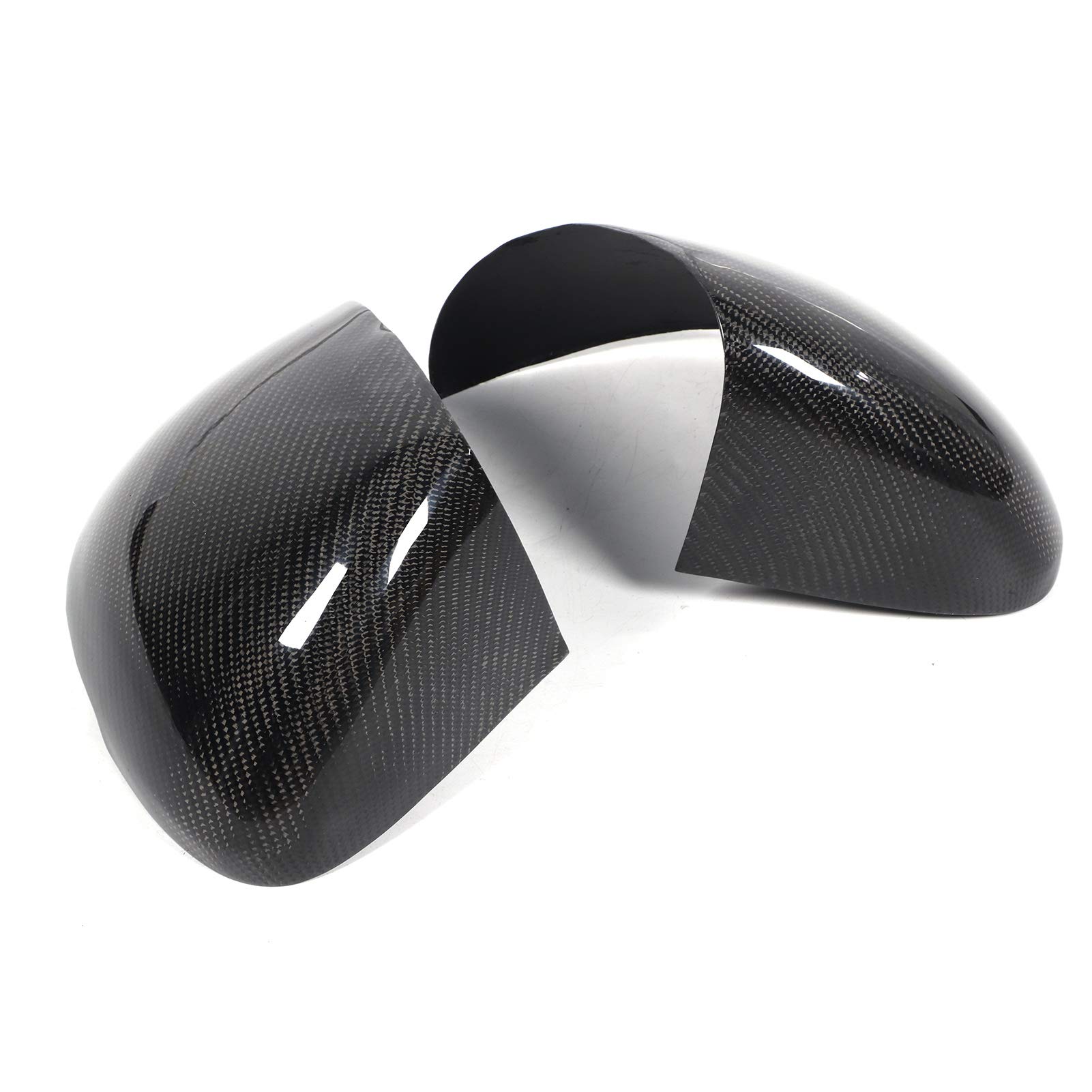 Shanrya Rearview Mirror Trim Cover for Porsche Macan 2015-2018 - Easy Installation, Durable ABS Plastic with 3M Double-Sided Tape - Perfect for Car Protection & Style Upgrade (Pair)