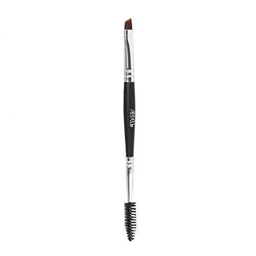 Liv'Oliv Dual-Ended Eye Makeup Brush - Professional Eyebrow & Mascara Applicator for Perfect Eye Makeup | Great for Travel, Home & Professional Makeup Kits