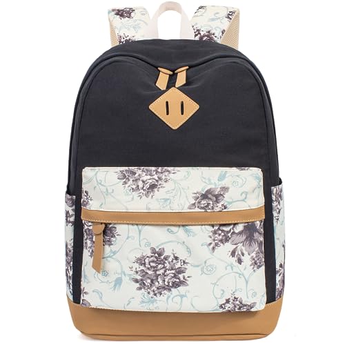 Black-floral
