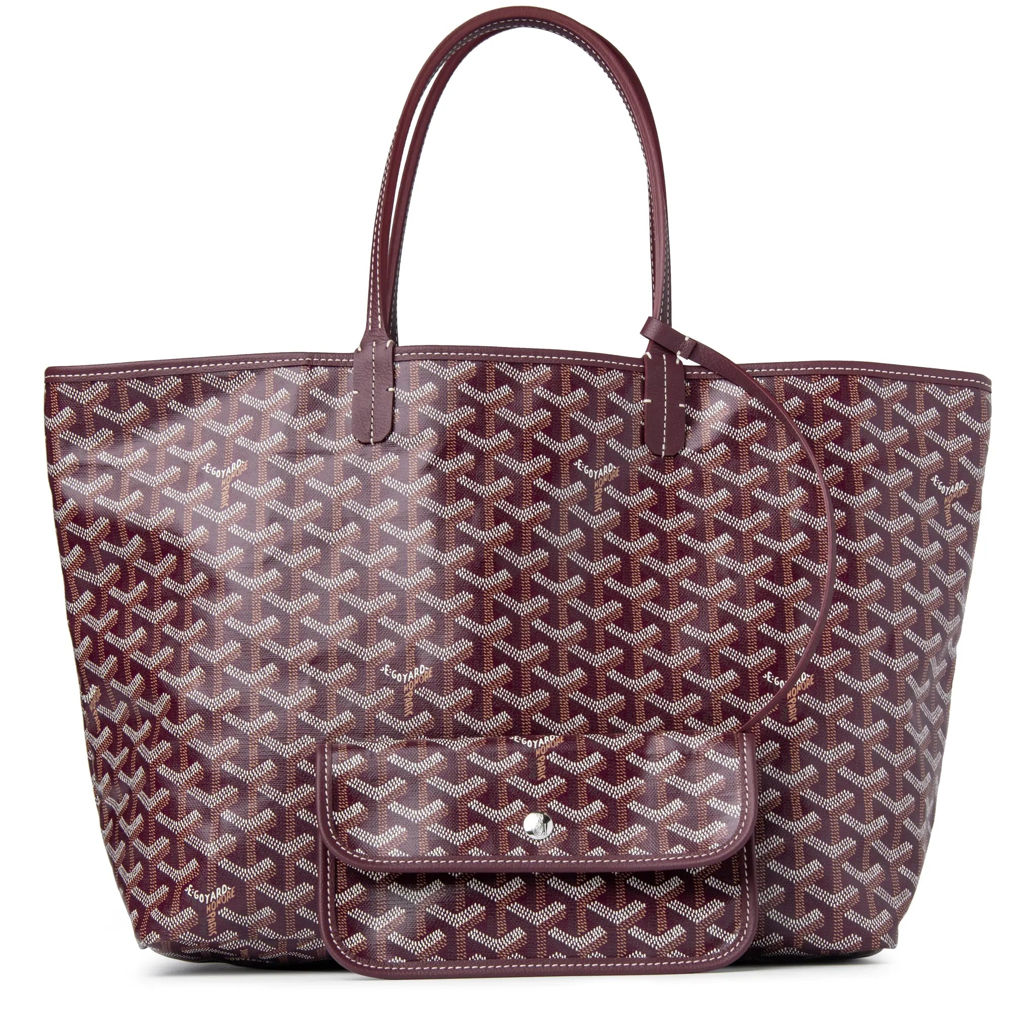 Goyard Saint Louis PM Tote Bag Burgundy Red - Luxury Designer Handbag for Women - Perfect for Work, Travel & Everyday Use