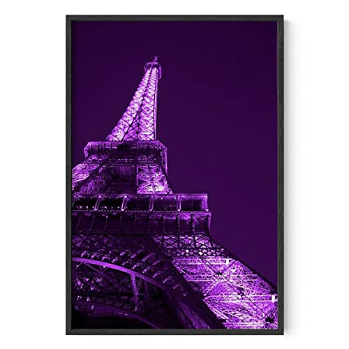 Purple Eiffel Tower