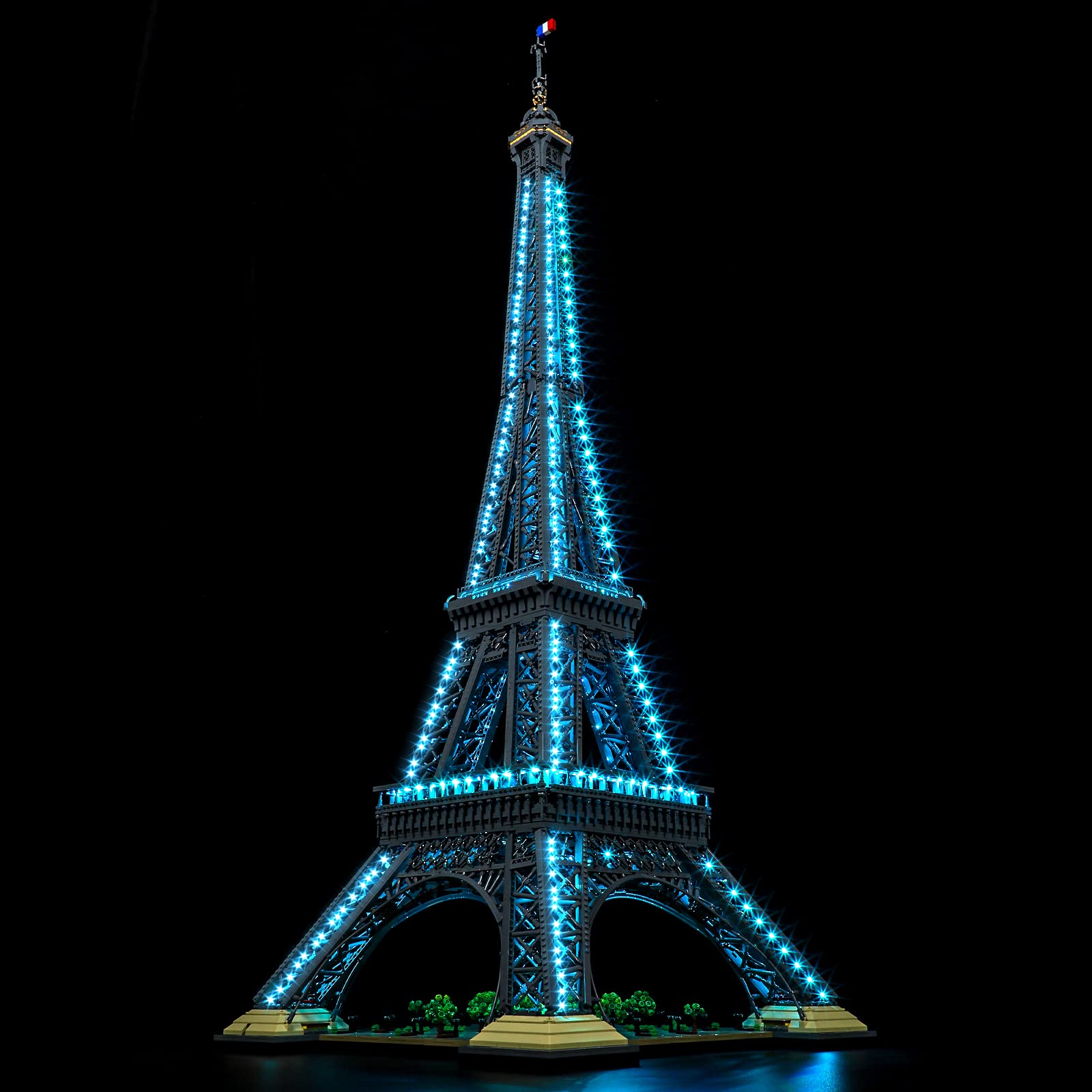 BRIKSMAX LED Lighting Kit for Lego Architecture Eiffel Tower (Remote Control Version) - Compatible with Lego 10307 Building Blocks Model - Perfect for Home Decoration, Gift Giving & Lego Display Enhancement