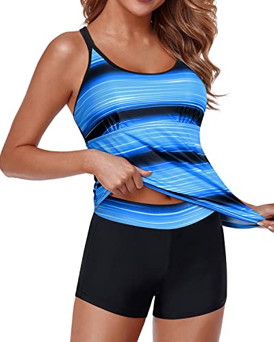 Blue and Black Stripe