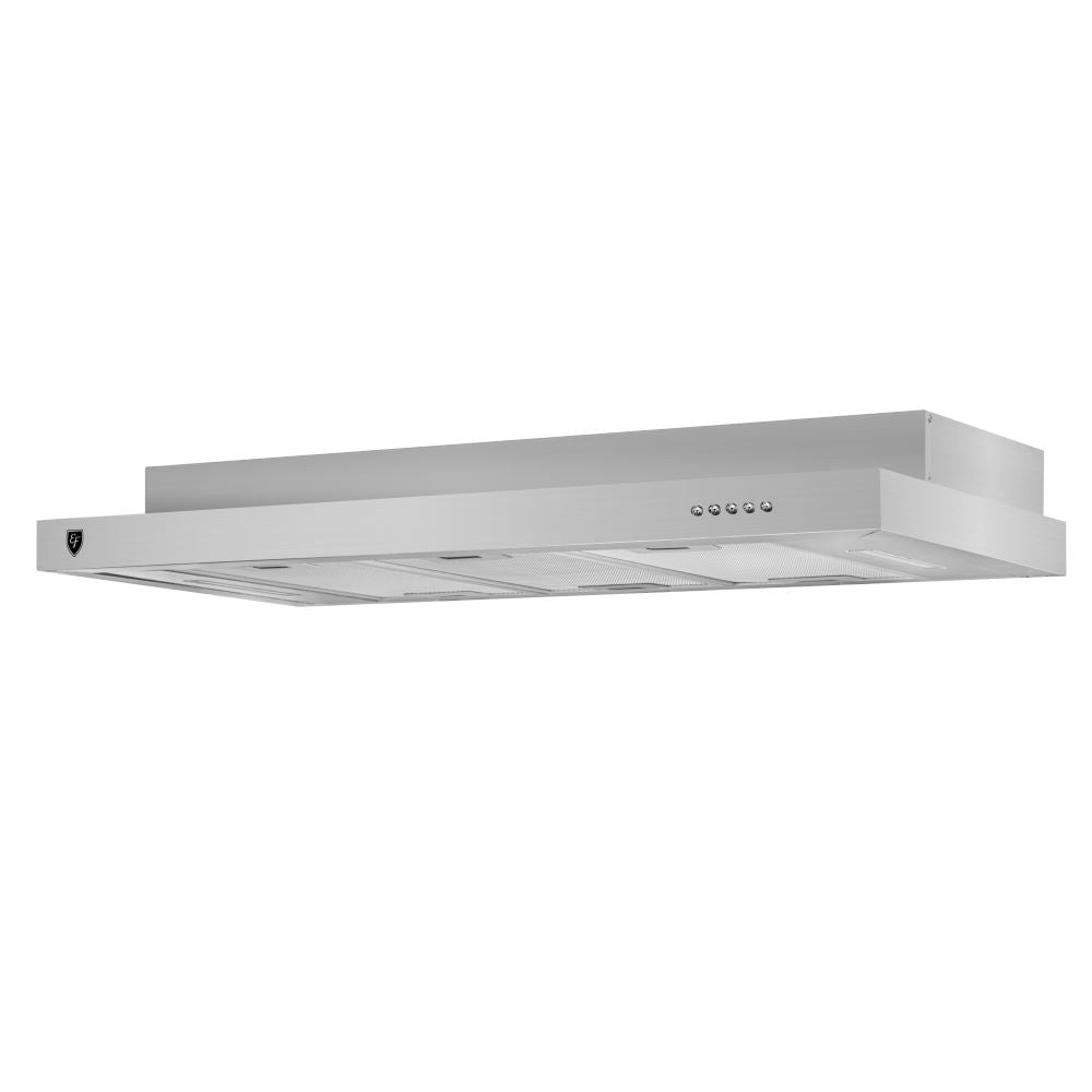 EF 90cm EFCH 9201T SS Stainless Steel Range Hood - Powerful Kitchen Ventilation for Smoke & Odor Removal - Perfect for Home Cooking & Grilling
