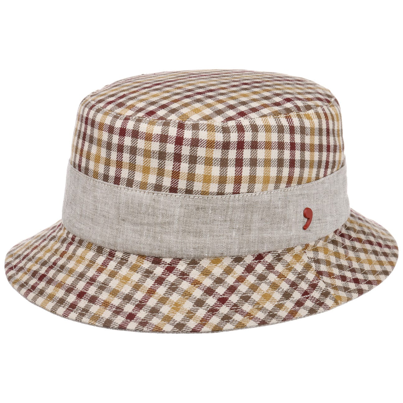 Massimo Bucket Linen Hat by Alfonso D'Este - Stylish Summer Sun Hat for Women & Men - Breathable Wide Brim Beach Hat for Outdoor, Travel & Vacation