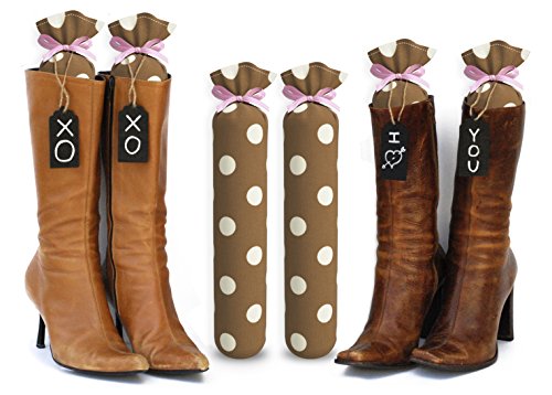 Brown With White Polka Dots
