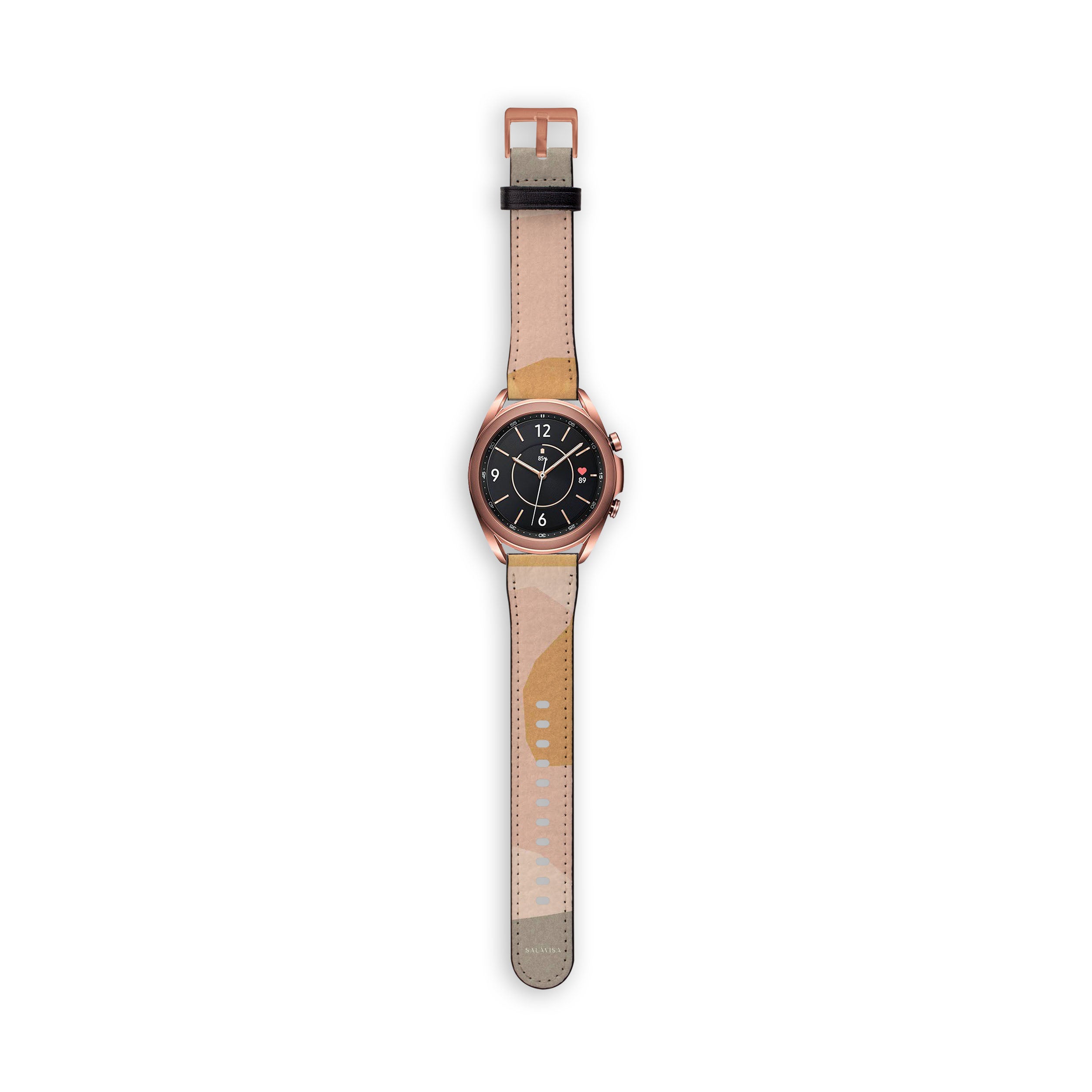 Earth Layers Galaxy Watch Band - Durable Silicone Strap for Samsung Galaxy Watch 4/5/6, Fit for Outdoor Sports, Running & Daily Use