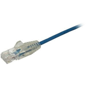 3m CAT6 Ethernet Cable - Slim Blue Patch Cord with Snagless RJ45 Connectors, 28AWG, Gigabit Speed for Home & Office Networking (N6PAT300CMBLS) - Perfect for Gaming, Streaming & Office Setups